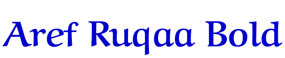 Aref Ruqaa Bold шрифт
